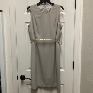BNWT Women’s Calvin Klein Khaki Sheath Dress size 12